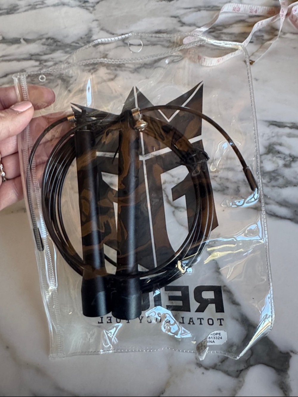 Reign Total Body Fuel Black Speed Adjustable Jump Rope - Picture 3 of 6